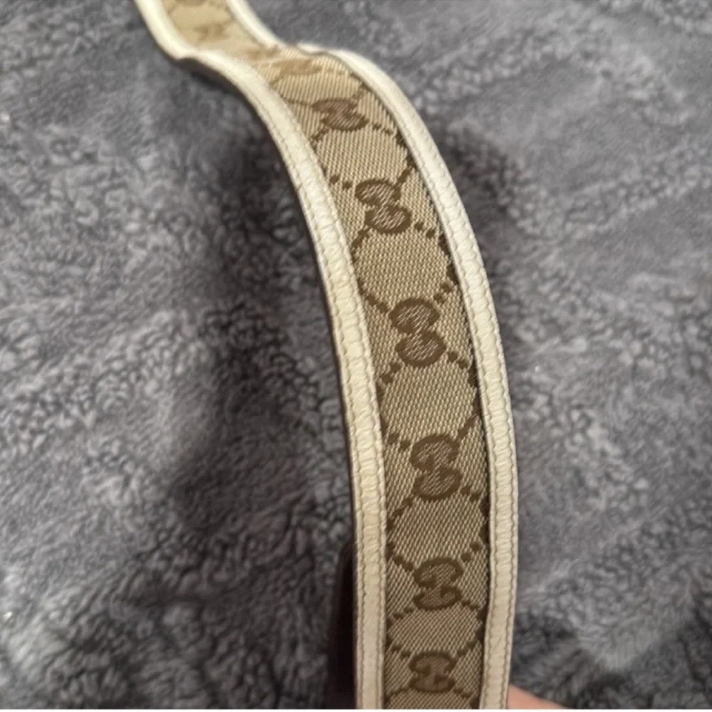 Gucci Tan and Gold Women's Belt - Picture 4 of 4